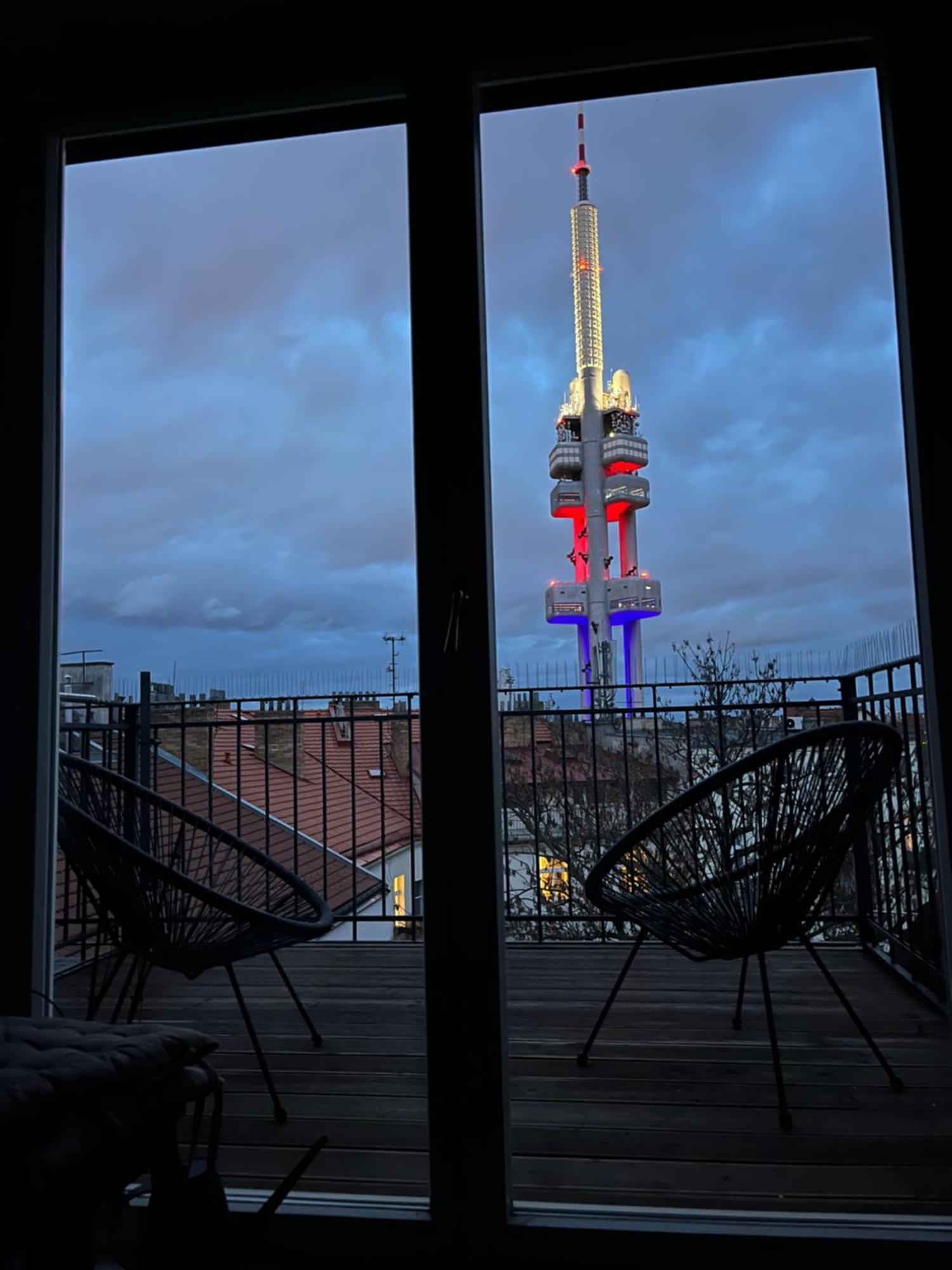 Rooftop Penthouse With Terrace, Prime Location Praha Eksteriør bilde